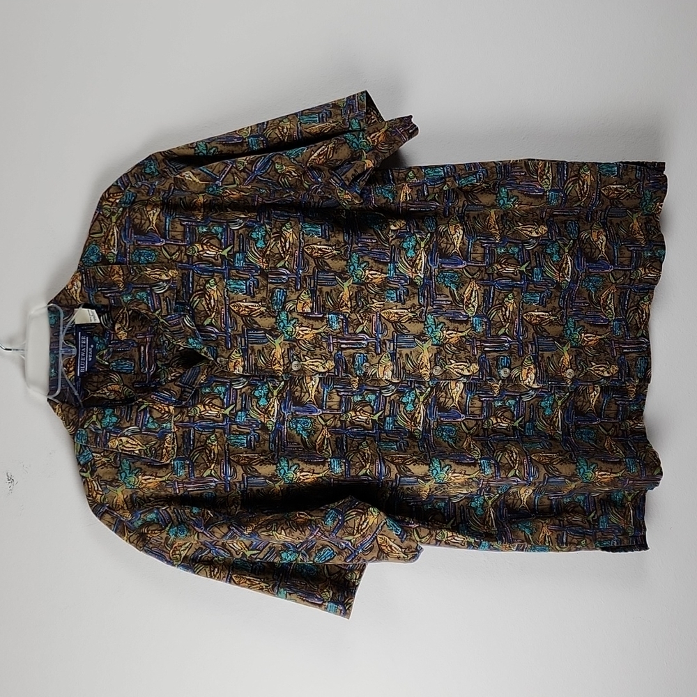 Bluewater Wear Men's button down shirt. Made in USA